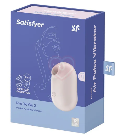 Вакуумный вибростимулятор Satisfyer Pro To Go 2 бежевый фото 5