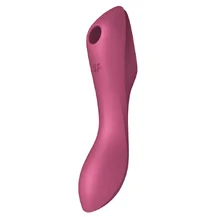 Вакуумный вибростимулятор Satisfyer Curvy Trinity 3 бордовый
