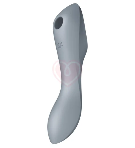 Вакуумный вибростимулятор Satisfyer Curvy Trinity 3 серый фото 1