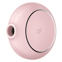 Круглый вакуумный вибростимулятор Satisfyer Pro To Go 3 розовый