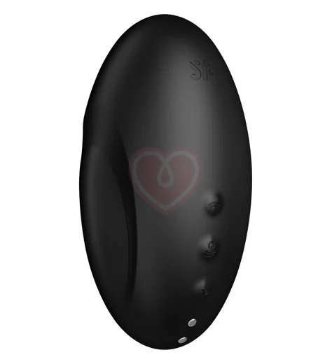 Вакуумный стимулятор с вибрацией Satisfyer Vulva Lover 3 чёрный фото 4