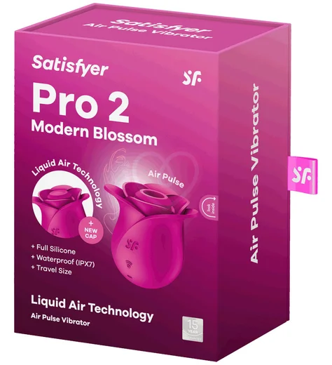 Вакуумный стимулятор Satisfyer Pro 2 Modern Blossom с дополнительной насадкой розовый фото 6