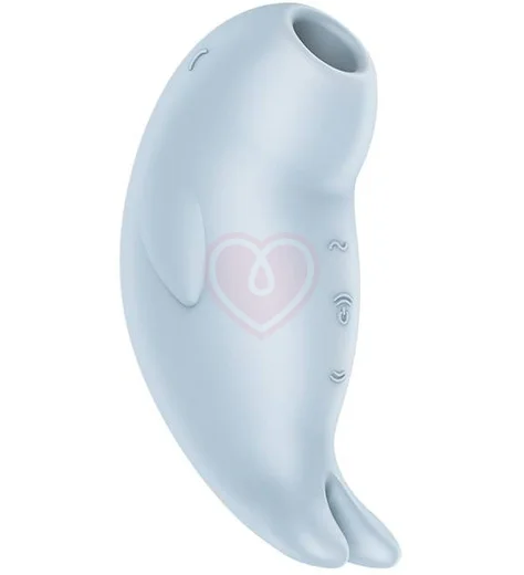 Вакуумно-волновой вибростимулятор Satisfyer Seal You Soon голубой фото 4