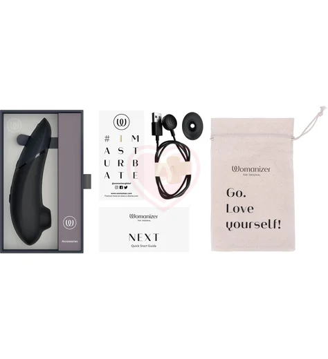 Бесконтактный клиторальный стимулятор Womanizer Next черный фото 12