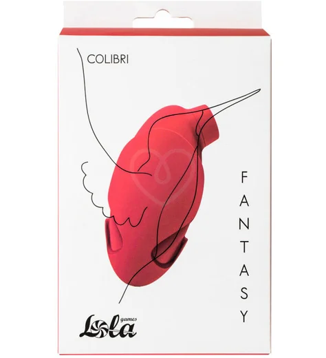 Вакуумный стимулятор клитора в форме колибри Fantasy Colibri розовый фото 4