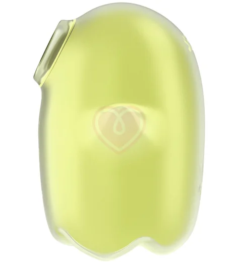 Вакуумый вибростимулятор клитора Satisfyer Glowing Ghost светящийся в темноте жёлтый фото 7