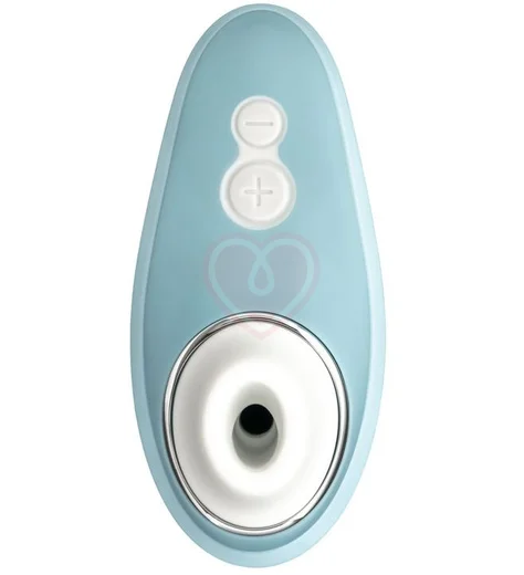 Вакуумный клиторальный стимулятор Womanizer Liberty голубой фото 3
