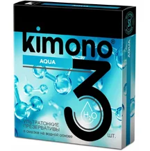 Ультратонкие презервативы Kimono Aqua 3 шт