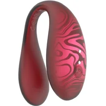 Вибратор для пар Amovibe Twin+ с пультом и приложением красный