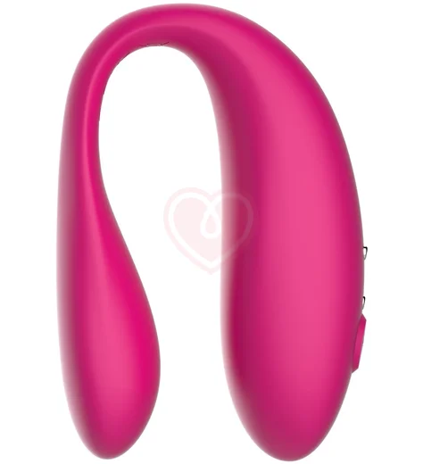 Вибратор для пар Amovibe Twin с управлением через приложение розовый фото 3