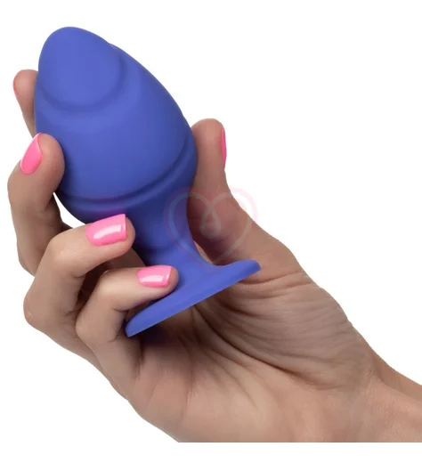 Набор из двух анальных пробок Cheeky синий фото 3