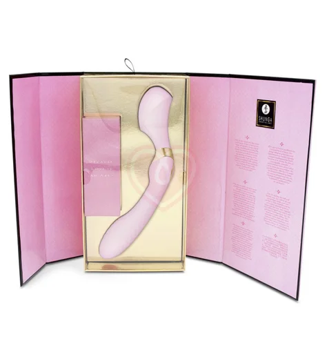 Двухсторонний вибратор Shunga ZOA нежно-розовый фото 3