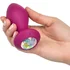 Анальная пробка с кристаллом и вибрацией Power Gem Vibrating Crystal Probe розовая фото 6