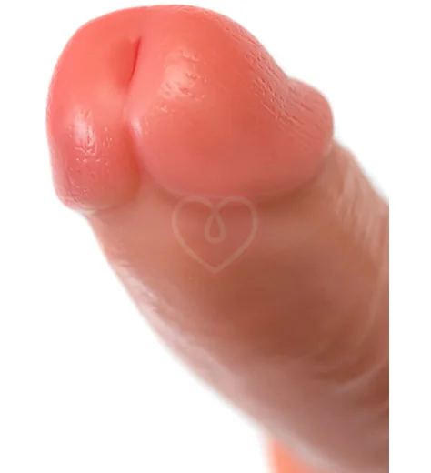 Реалистичный фаллоимитатор на присоске RealStick Caliber 14-5 телесный фото 7