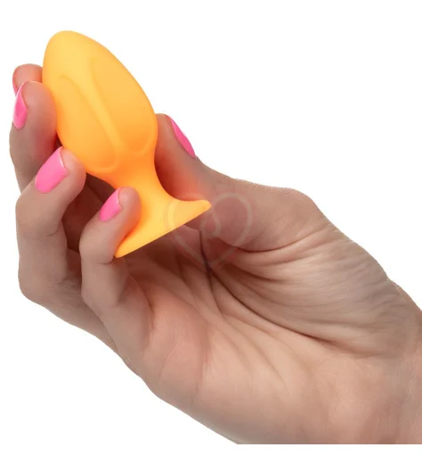 Набор из двух анальных пробок Cheeky оранжевый фото 2