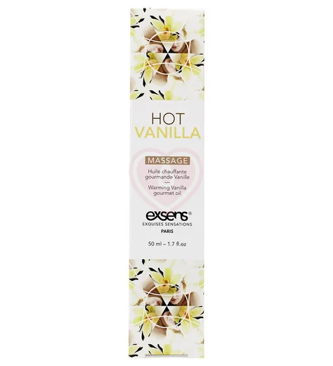 Разогревающий массажный гель Exsens Hot Vanilla со вкусом ванили 50 мл фото 2