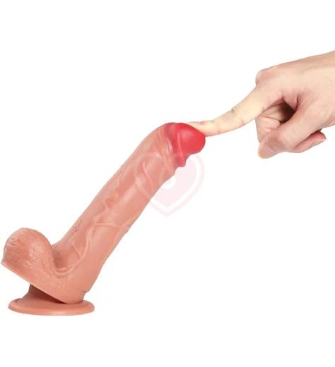 Реалистичный вибратор на присоске Real с функцией пенетрации и пультом фото 8