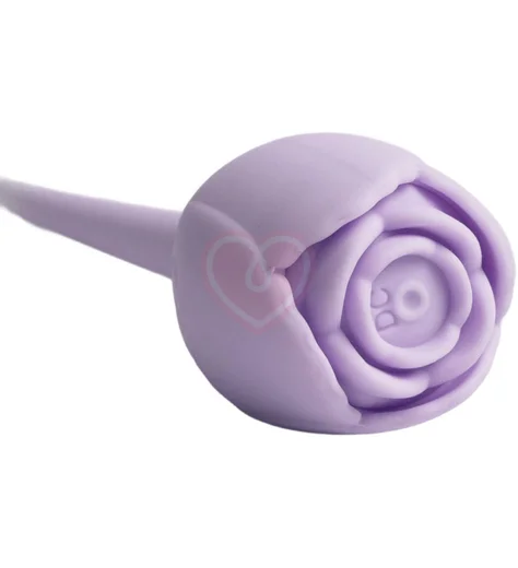 Гибкий вибратор Роза Youvic фиолетовый фото 2