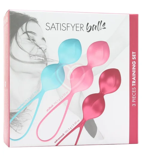 Набор из 3 двойных вагинальных шариков Satisfyer Balls фото 2