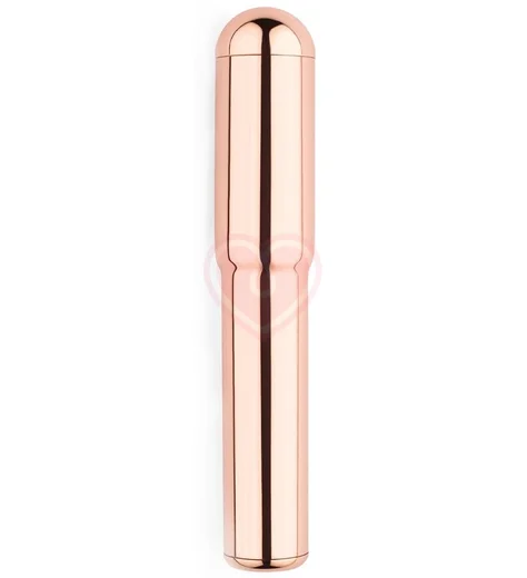 Большая вибропуля с двумя насадками Le Wand Grand Bullet розовое золото фото 2