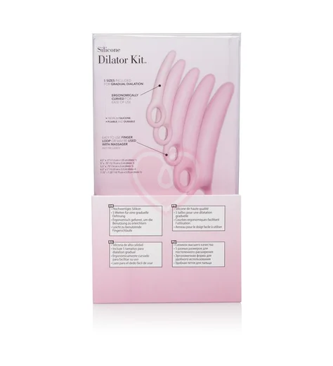 Набор из 5 фаллоимитаторов Inspire Silicone Dilator Kit розовые фото 2