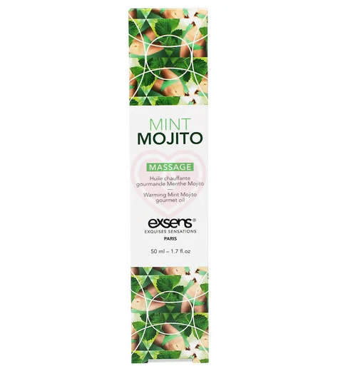 Разогревающий массажный гель Exsens Mint Mojito со вкусом Мохито 50 мл фото 2