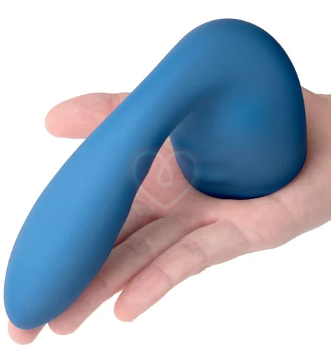 Насадка для массажёра Le Wand Petite Flexi синяя фото 2