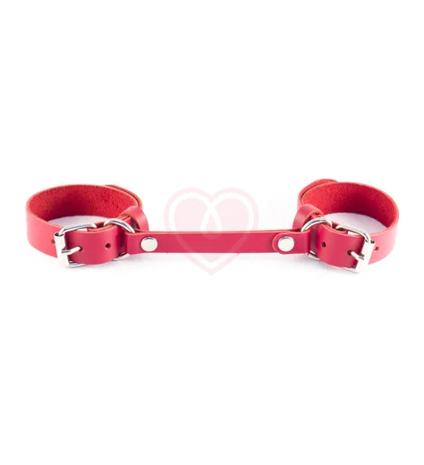 Набор с узкими наручниками Лунный свет красный фото 2