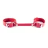 Набор с узкими наручниками Лунный свет красный фото 2
