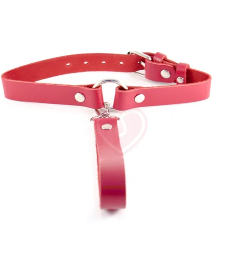 Набор с узкими наручниками Лунный свет красный фото 3