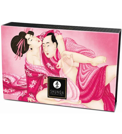 Массажная пудра с перышком Shunga Kissable Massage Powder Малиновое чувство фото 6