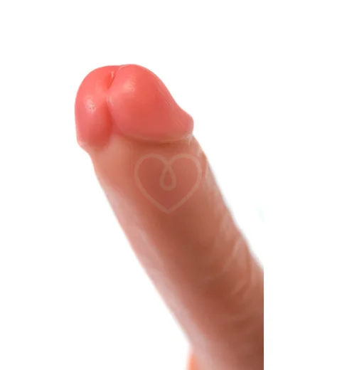 Реалистичный фаллоимитатор на присоске RealStick Caliber 18-3 телесный фото 5