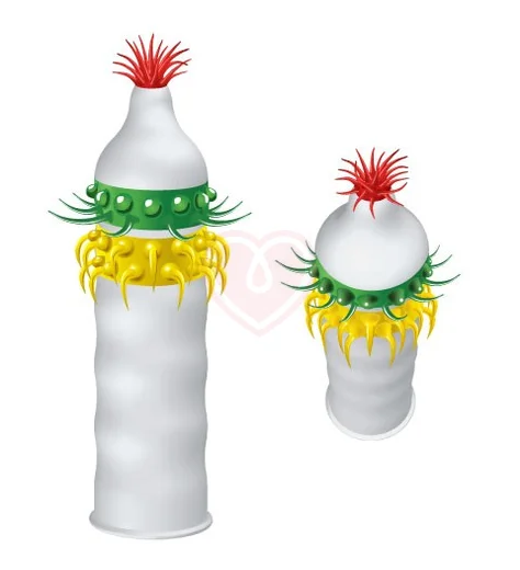 Презерватив Luxe maxima Гавайский Кактус с усиками 1 шт фото 2