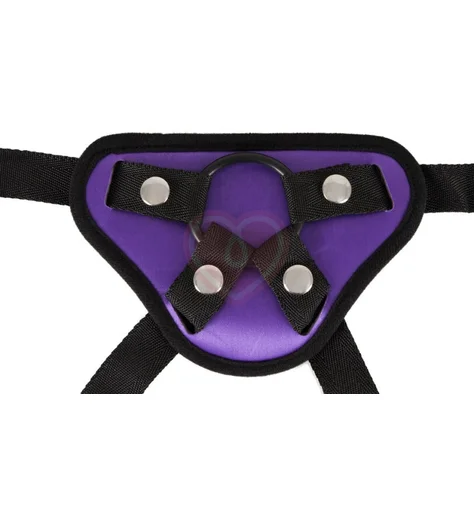 Пояс для страпона со сменными кольцами Universal Harness фиолетовый фото 2
