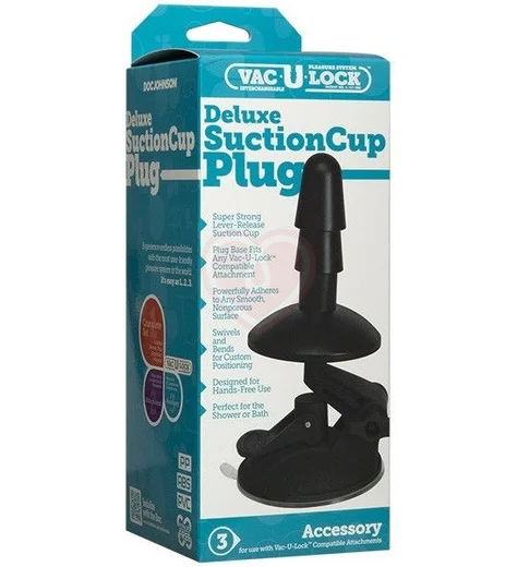 Аксессуар-крепление на поверхность Vac-U-Lock Deluxe Suction Cup Plug фото 3