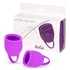 Набор из 2 менструальных чаш Lola Natural Wellness Tulip фиолетовый фото 3