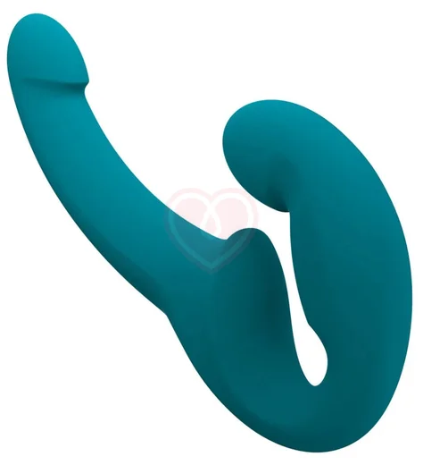 Безремневой страпон Fun Factory Share Lite тёмно-бирюзовый фото 2