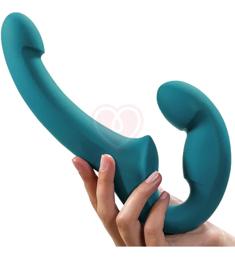 Безремневой страпон Fun Factory Share Lite тёмно-бирюзовый фото 4