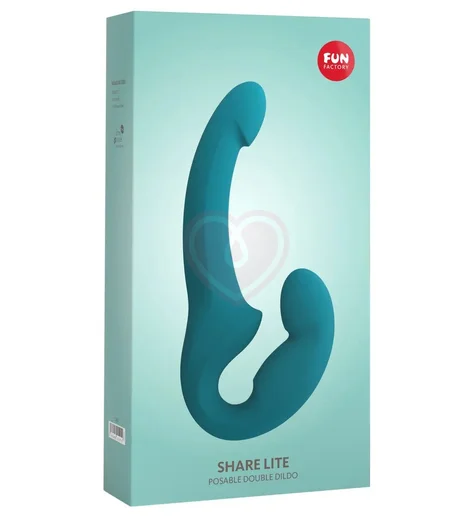 Безремневой страпон Fun Factory Share Lite тёмно-бирюзовый фото 5