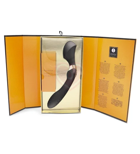 Двухсторонний вибратор Shunga ZOA чёрный фото 3