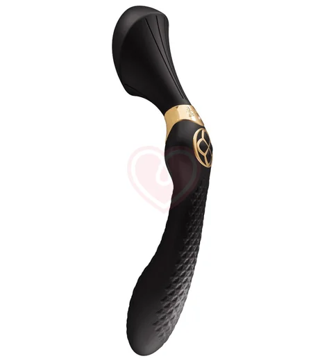 Двухсторонний вибратор Shunga ZOA чёрный фото 4