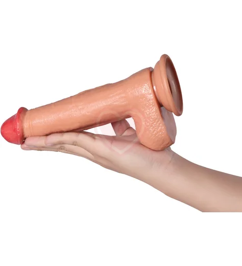 Реалистичный вибратор Real на присоске с пультом фото 14