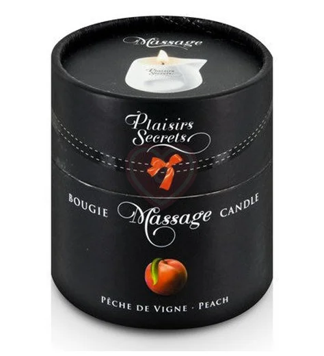 Свеча с массажным маслом Concorde Massage Candle Персик 80 мл фото 2