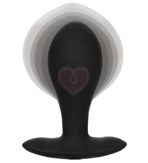 Утяжелённая расширяемая анальная пробка Weighted Silicone Inflatable Plug Large фото 5