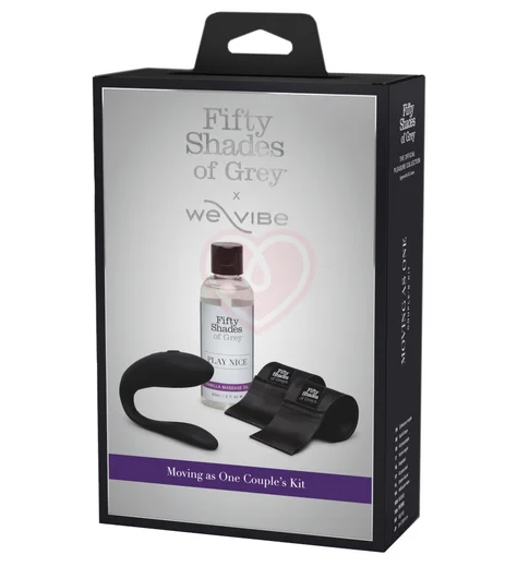 Набор Moving As One для пар '50 оттенков серого' + We-Vibe Sync Lite фото 2