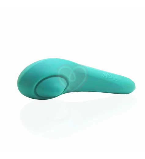 Вибратор с функцией осцилляции Pulse Queen бирюзовый фото 2