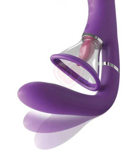 Стимулятор зоны G с помпой и язычком для клитора Ultimate Pleasure Pro фото 3