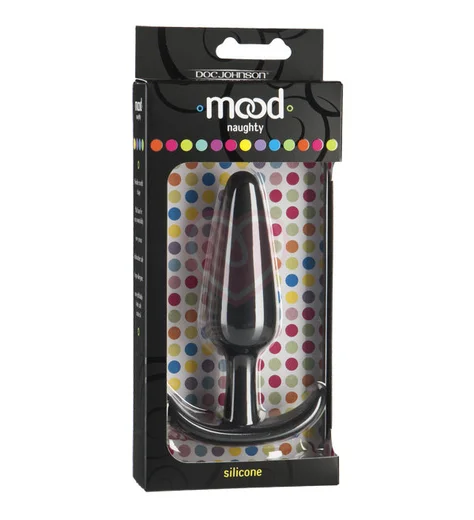 Анальная пробка для ношения Mood Naughty-1 средняя чёрная фото 2