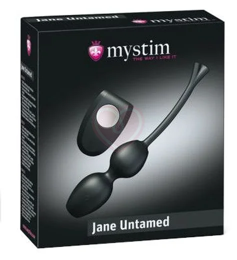 Вагинальные виброшарики с миостимуляцией Mystim Geisha Balls Vibe Jane Untamed фото 4