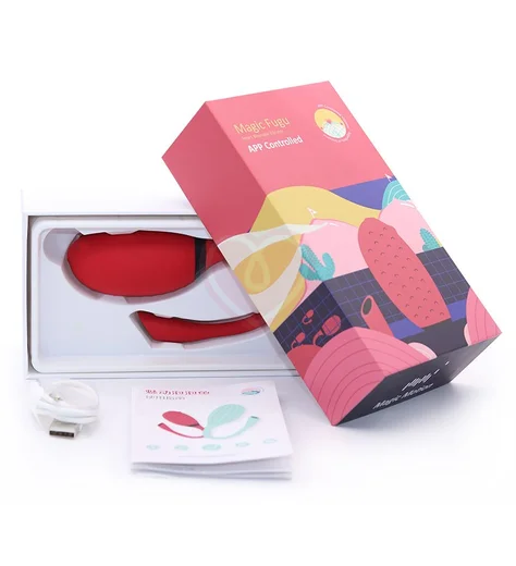 Виброяйцо Magic Fugu красный фото 2